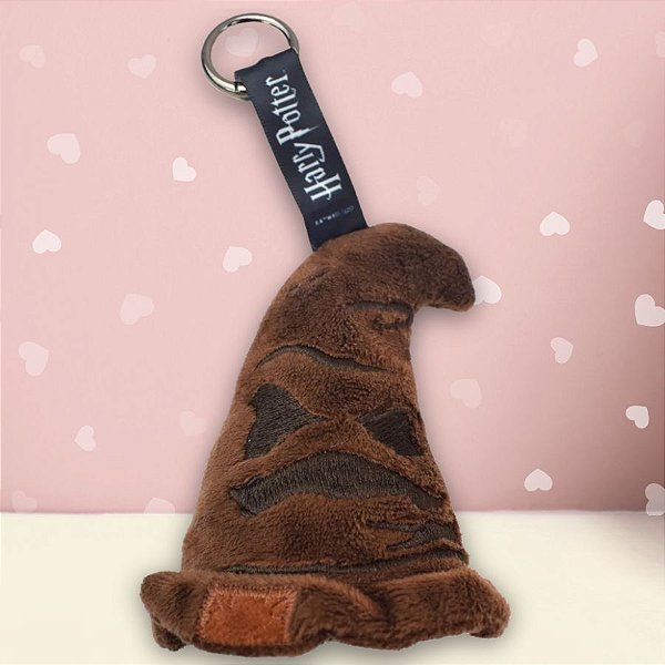 Chaveiro Mini Fluffy - Chapéu Seletor - Harry Potter - 10cm - 1 unidade - Rizzo