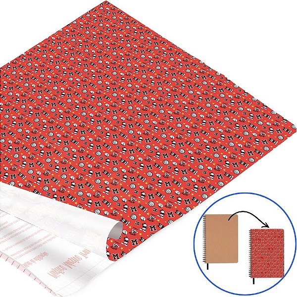 Plástico Adesivo - Mickey Mouse Red - 45x1000cm - Disney Original - 1 unidade - Rizzo