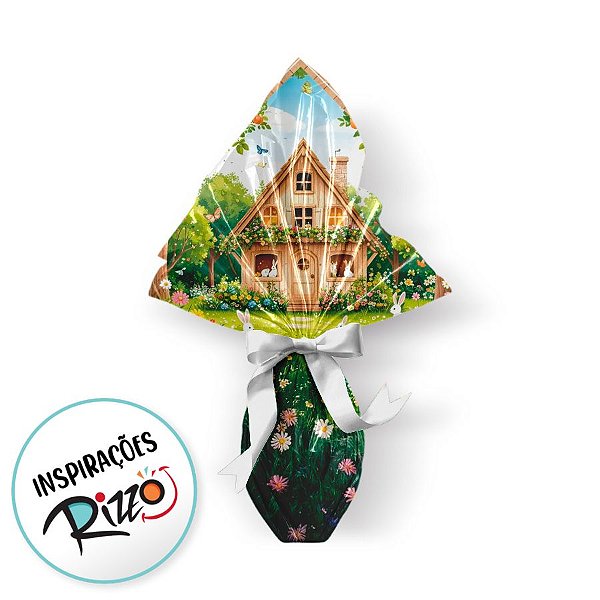 Saco Express 39x39cm Para Ovos de 350g a 500g - Jardim Florido - 5 unidades - Cromus - Rizzo