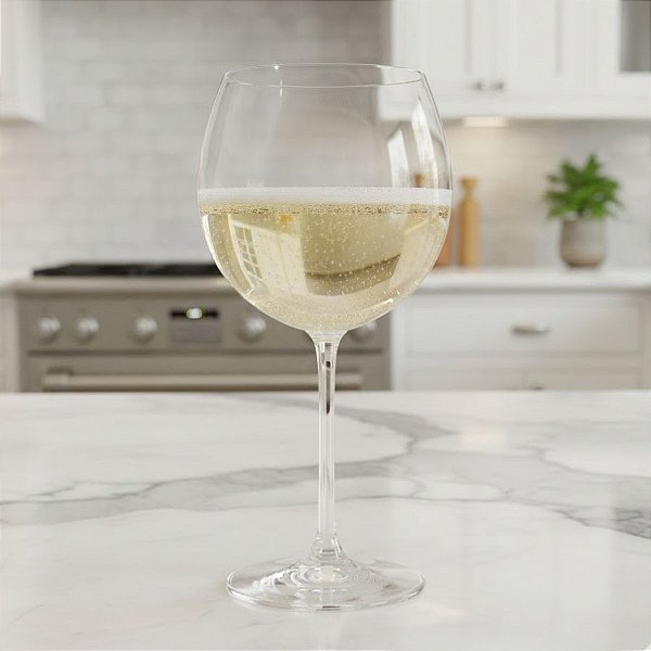 Taça em Cristal Bohemia de Titânio - Linha Gastro - 570ml - 6 unidades - Cromus - Rizzo