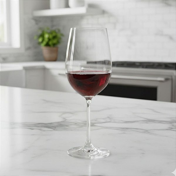 Taça em Cristal Bohemia de Titânio - Linha Gastro - 350ml - 6 unidades - Cromus - Rizzo