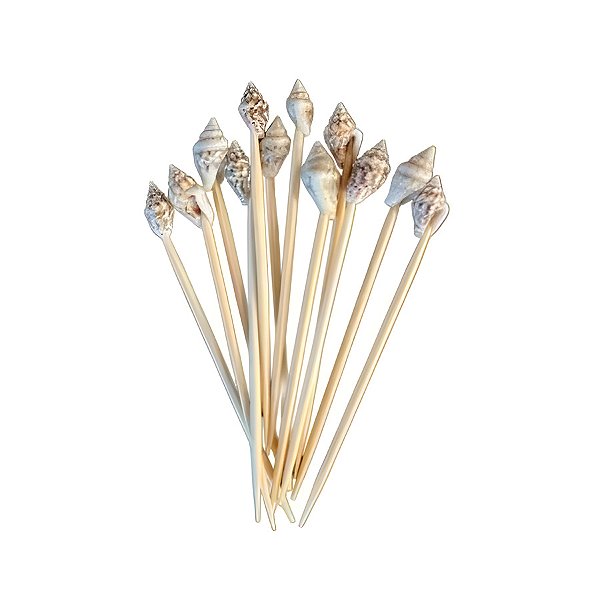 Palito em Bambu para Petiscos - Concha - 20 unidades - Rizzo