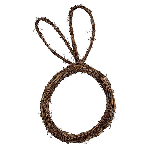 Enfeite para Pendurar - Coelho Madeira Vazada de Páscoa -  - 1 unidade - Rizzo