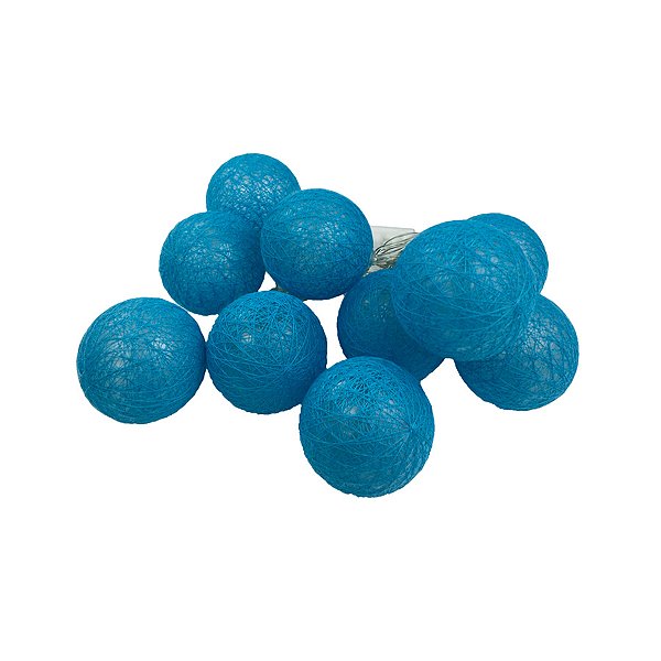 Luminária Cordão de Luz Led Bolinhas - Azul - 1 unidade - Rizzo
