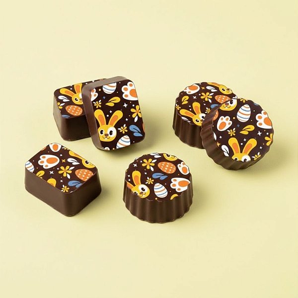 Transfer Decorado para Chocolate - 29x39cm - Páscoa - TRP 8212 - 1 unidade - Stalden - Rizzo