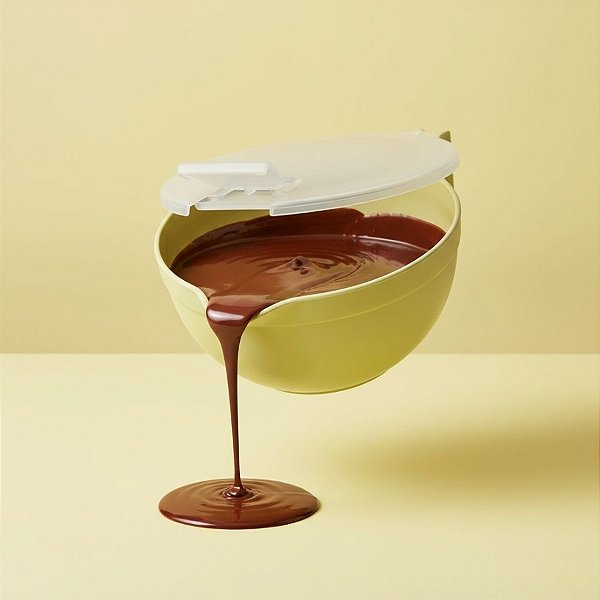 Panelinha Derretedeira com Tampa - Max Multiuso - Amarelo Candy - 1,5L  - 1 unidade - BlueStar - Rizzo