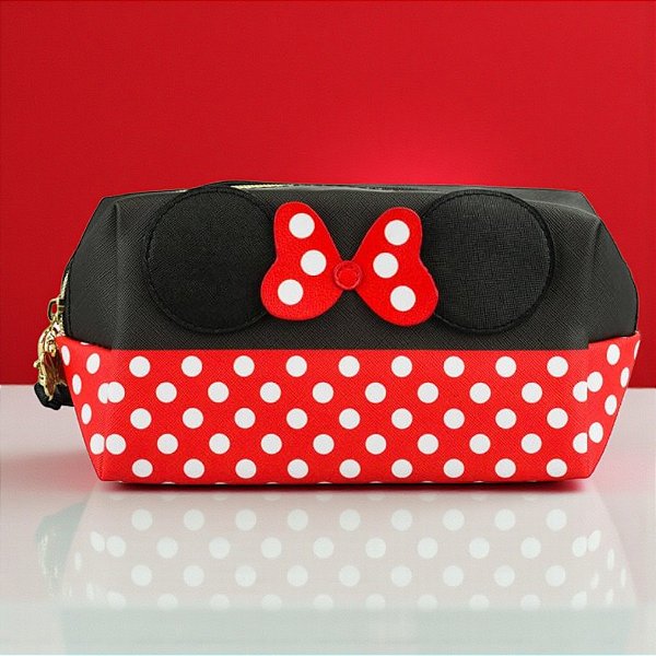 Necessaire Retângular - Minnie Mouse - Clássica -  20x11cm - Disney Original - 1 unidade - Rizzo