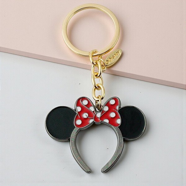 Chaveiro Metal - Minnie Mouse - Tiara - 5cm - Disney Original - 1 unidade - Rizzo