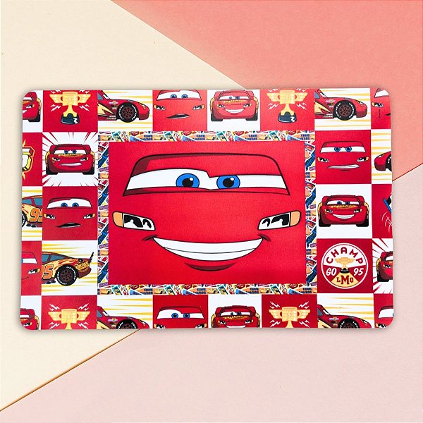 Jogo Americano - Carros - 42x28cm - Disney Original - 1 unidade - Rizzo