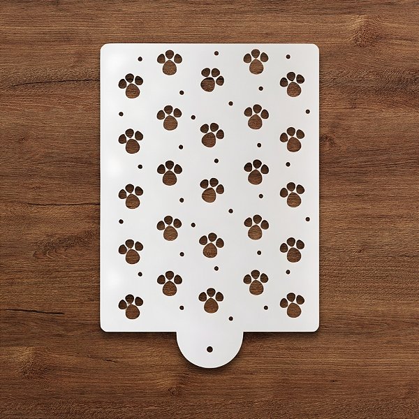 Stencil de Páscoa -  Patinhas - 15x20cm - 1 unidade - Cromus - Rizzo