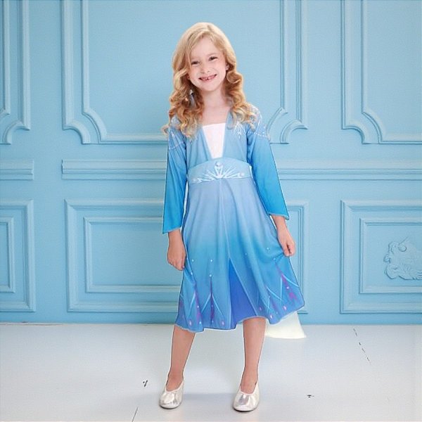 Fantasia Infantil Elsa Frozen - Vestido - G - Disney Original - 1 unidade - Rizzo