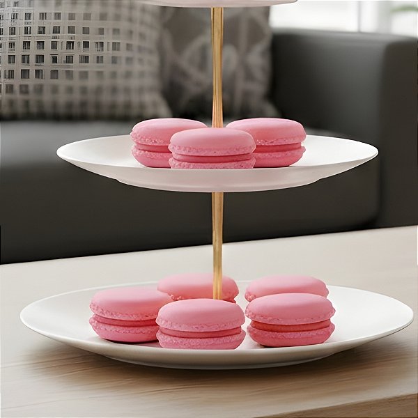 Macaron Fake com Imã - Vermelho - 5cm - 1 unidade - Rizzo