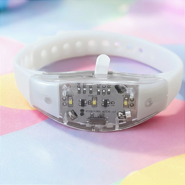 Pulseira Sensor de Movimento com Luz - Branco - 1 unidade - Rizzo