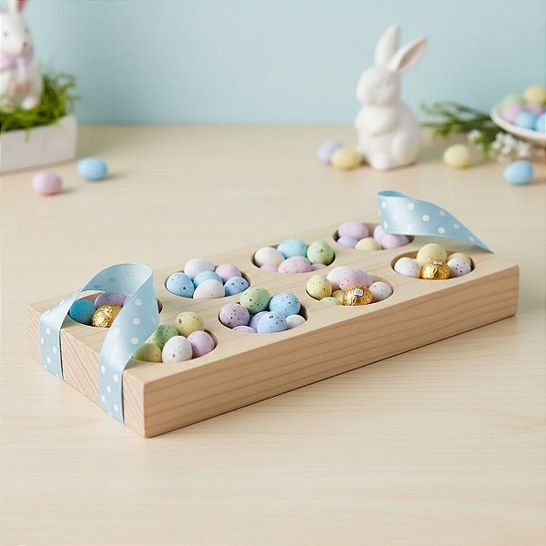 Bandeja para Doces Azul - Páscoa - 1 unidade - FlorArte - Rizzo