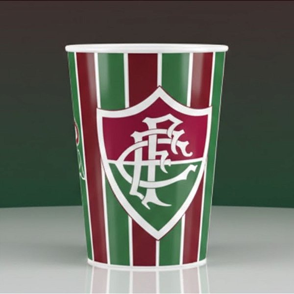Copo de Plástico De Colorir Fluminense - Campeão - 320ml - 1 unidade - Plasútil - Rizzo