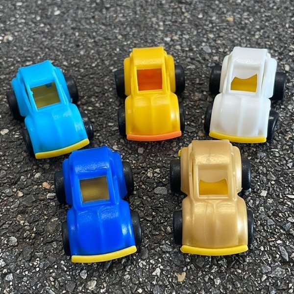 Mini Brinquedo Fusquinha - Sortido - 3,5cm - 5 unidades - Rizzo