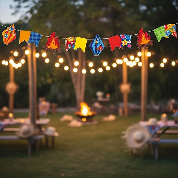 Faixa Decorativa - Arraiá Bão Demais - 1,8m - 1 unidade - Cromus  - Rizzo