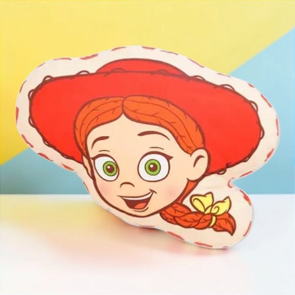 Almofada Formato Jessie - Toy Story - 32x26cm - Disney Original - 1 unidade - Zona Criativa - Rizzo