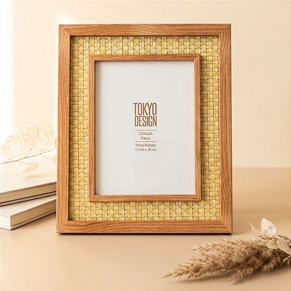 Porta-Retrato Trama Paros - 25x20cm - 1 unidade - Rizzo