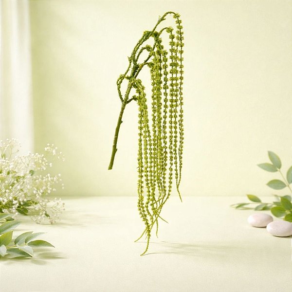 Galho Decorativo - Folhagem Verde - 41cm - 1 unidade - Cromus - Rizzo