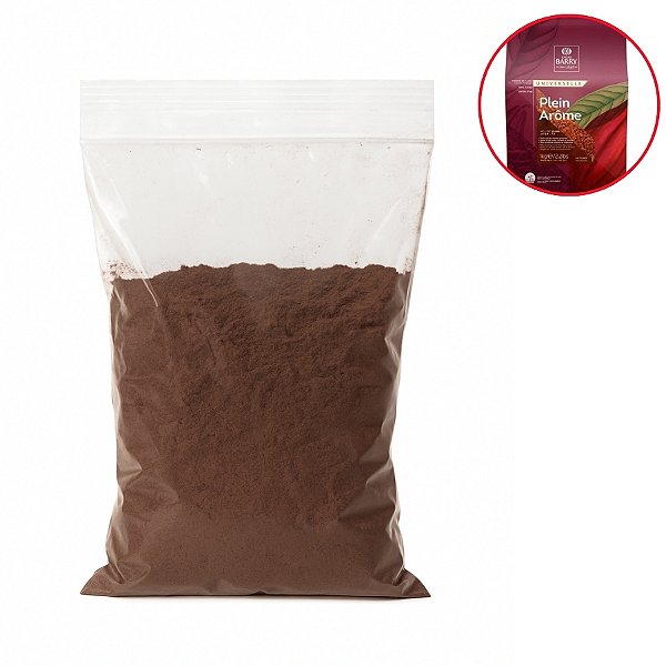 Cacau em Pó com Alcalino 100% - Plein Arôme - 500g - 1 unidade - Callebaut - Rizzo