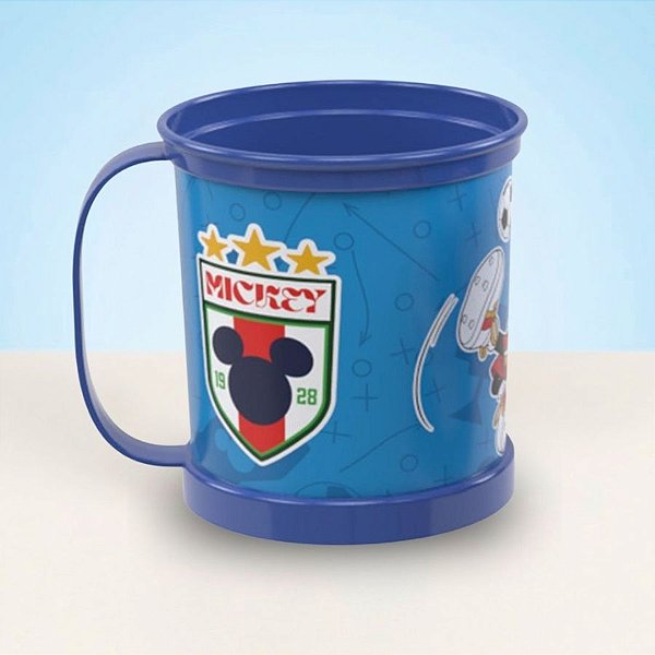 Caneca Clássica - Mickey Futebol - 360ml - Disney Original - 1 unidade - Plasútil - Rizzo