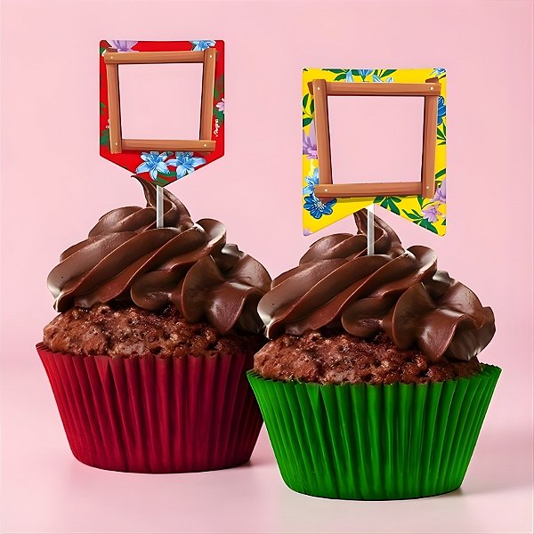 Pick Para Doces Personalizável - 4,5x10cm - 8 unidades - Regina - Rizzo