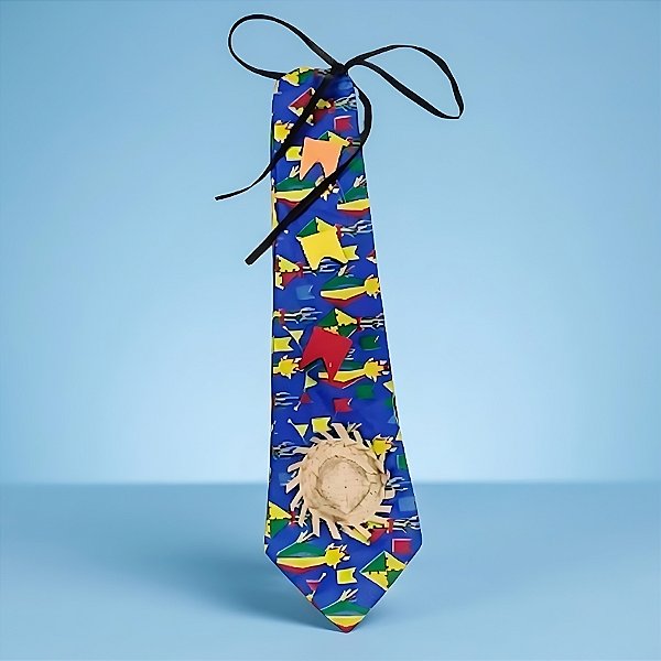 Gravata de Festa Junina - Azul Arraiá - 30cm - 1 unidade - Rizzo