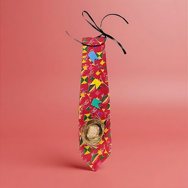 Gravata de Festa Junina - Vermelho Arraiá - 30cm - 1 unidade - Rizzo