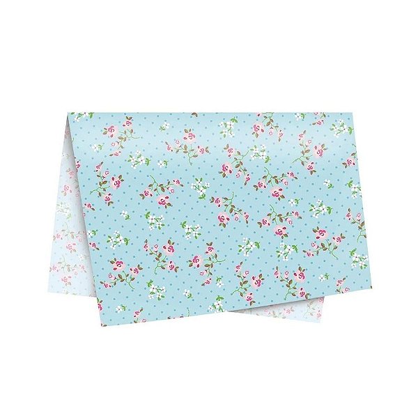 Papel de Seda - 49x69cm - Secret Garden - 10 unidades - Cromus - Rizzo