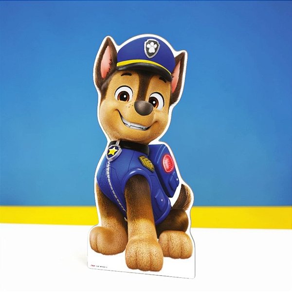 Decoração de Mesa - Chase - Patrulha Canina - 30cm - 1 unidade - Regina - Rizzo