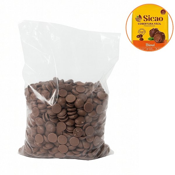 Cobertura Fácil Blend  - Gotas - 500g - 1 unidade - Sicao - Rizzo