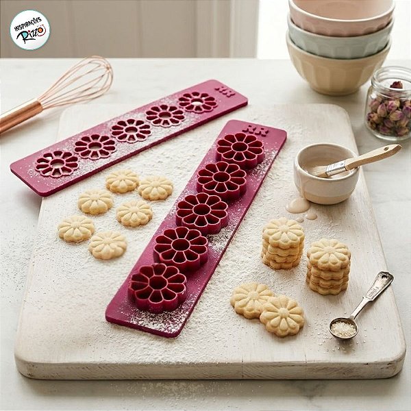 Régua Cortador Carimbo Flor Margarida - Ref.1629 - 2cm - 1 unidade - RR Cortadores - Rizzo