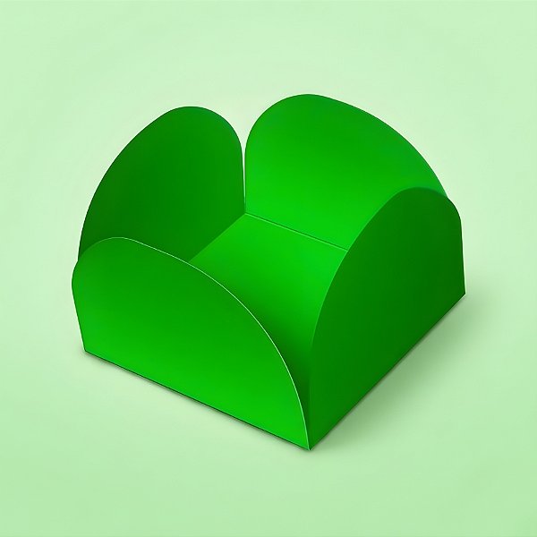 Porta Forminha - Verde Neon - 3x2x3cm - 50 unidades - Regina - Rizzo