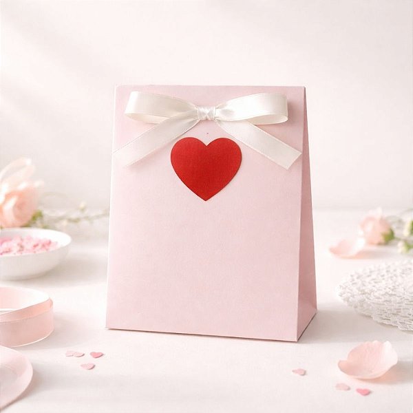 Adesivo Coração Vermelho - Ref.2525  - Hot Stamping - 4cm - 20 unidades - Stickr - Rizzo