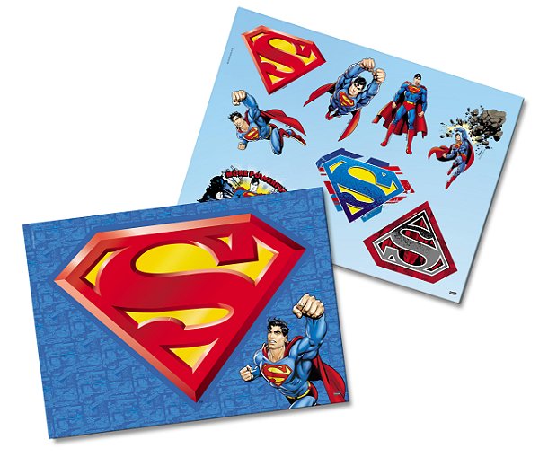 Kit Decorativo Festa Superman - Festcolor - Rizzo Festas