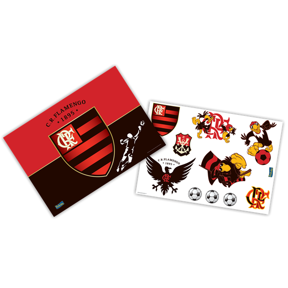 Kit Decorativo Festa Flamengo - 1 unidade - Festcolor Festas - Rizzo Embalagens