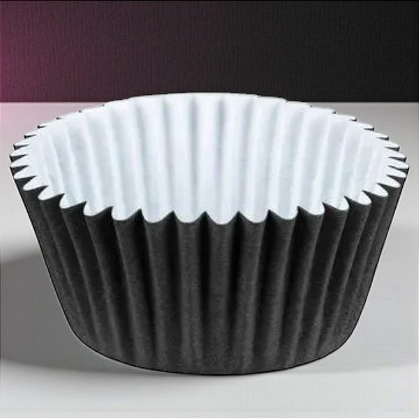 Forminha para Doces - Preto - Número 05 - 100 unidades - Regina - Rizzo