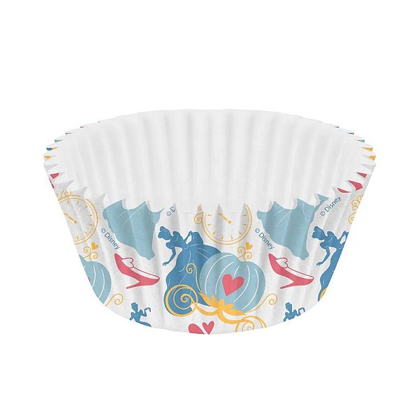 Forminha para Doces - Cinderela Clássica - Número 5 - 100 unidades - Disney Original - Rizzo