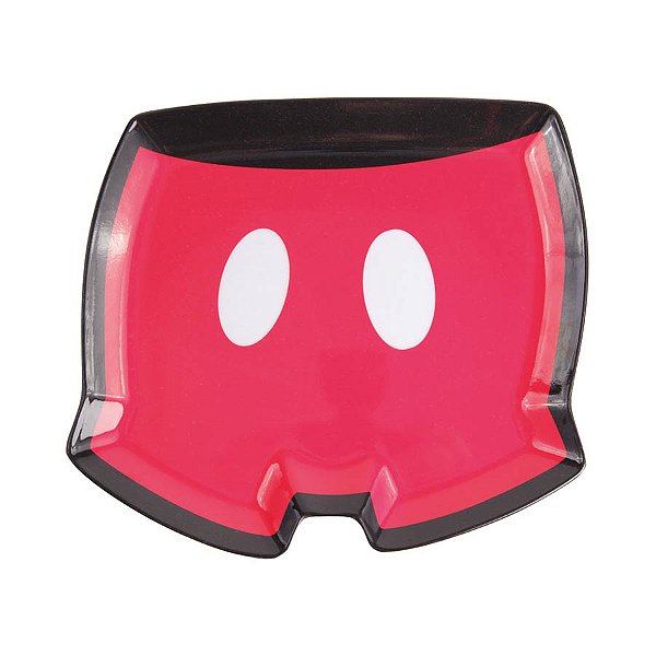 Bandeja Decorativa - Calça Mickey - 19x18cm - 1 unidade - Disney Original - Rizzo