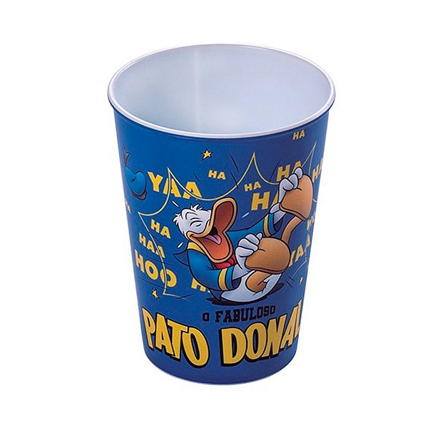Copo de Plástico Pato Donald O Fabuloso - 320ml - 1 unidade - Disney Original - Rizzo