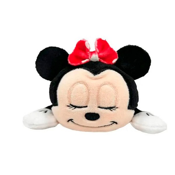 Pelúcia Minnie Dormindo Clipon - 12cm - 1 unidade - Disney Original - Rizzo