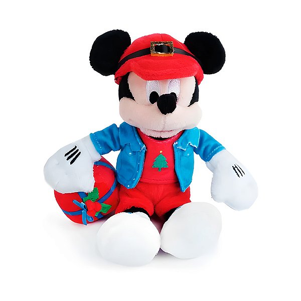 Pelúcia Mickey com Caixa de Presente - 50cm - Disney Original - 1 unidade - Rizzo