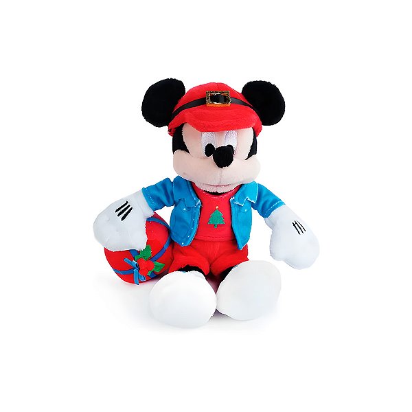 Pelúcia Mickey com Caixa de Presente - 20cm - Disney Original - 1 unidade - Rizzo