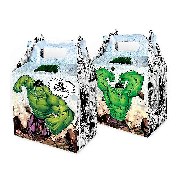 Caixa Surpresa Maleta - Hulk Core - 4 unidades - Disney Original - Rizzo