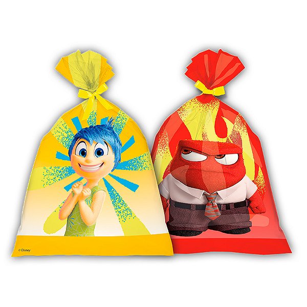 Sacola Plástica - Divertidamente 2 - 8 unidades - Disney Original - Rizzo