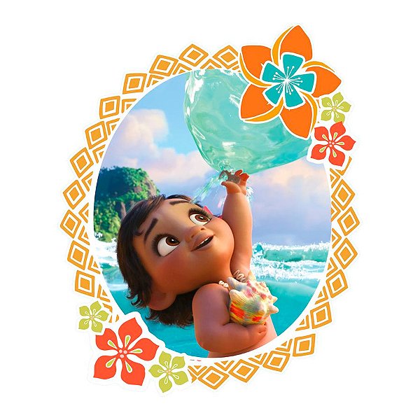 Kit Decorativo - Moana Baby - 1 unidade - Disney Original - Rizzo