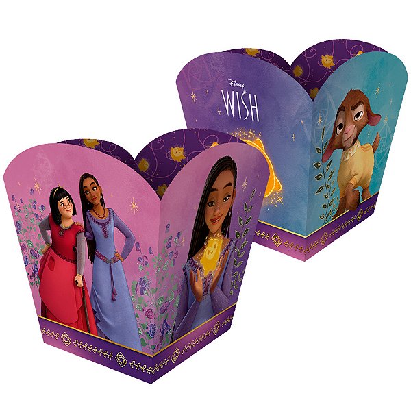 Cachepot - Wish - 9cm - 4 unidades - Disney Original - Rizzo
