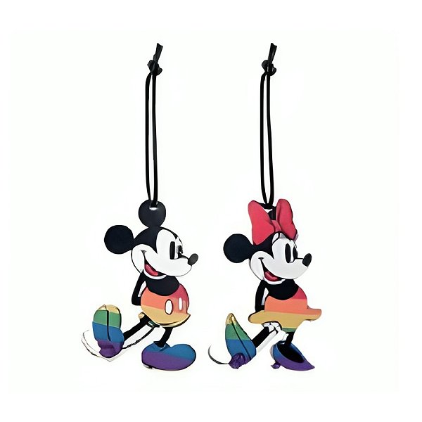 Enfeite para Pendurar - Mickey e Minnie LGBT - 2 unidades - Disney Original - Rizzo