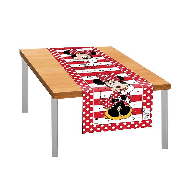 Trilho de Mesa - Minnie Mouse - 40cm x 200cm - 1 unidade - Disney Original - Rizzo
